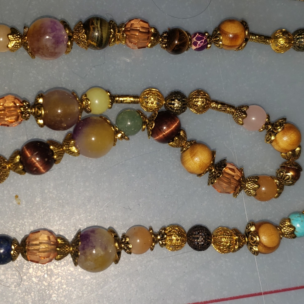 Autumn Splendors 24" Beaded Necklace